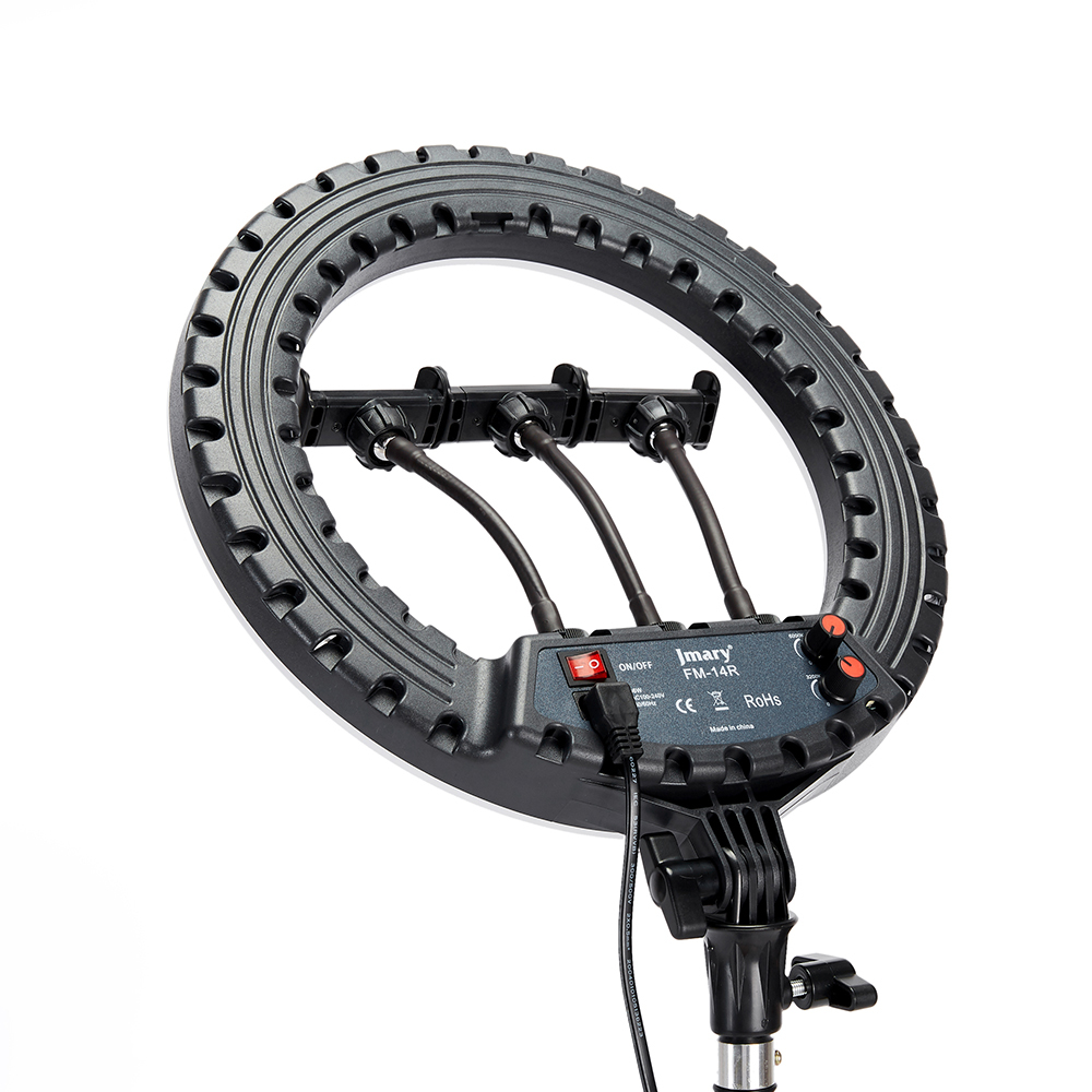 Jmary FM-14R Kumandalı 34cm Işıklı Telefon Tutucu Ring Light - 18