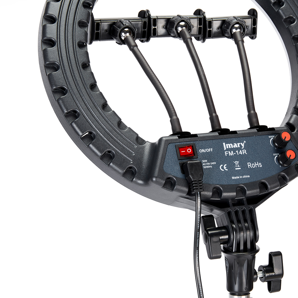 Jmary FM-14R Kumandalı 34cm Işıklı Telefon Tutucu Ring Light - 22