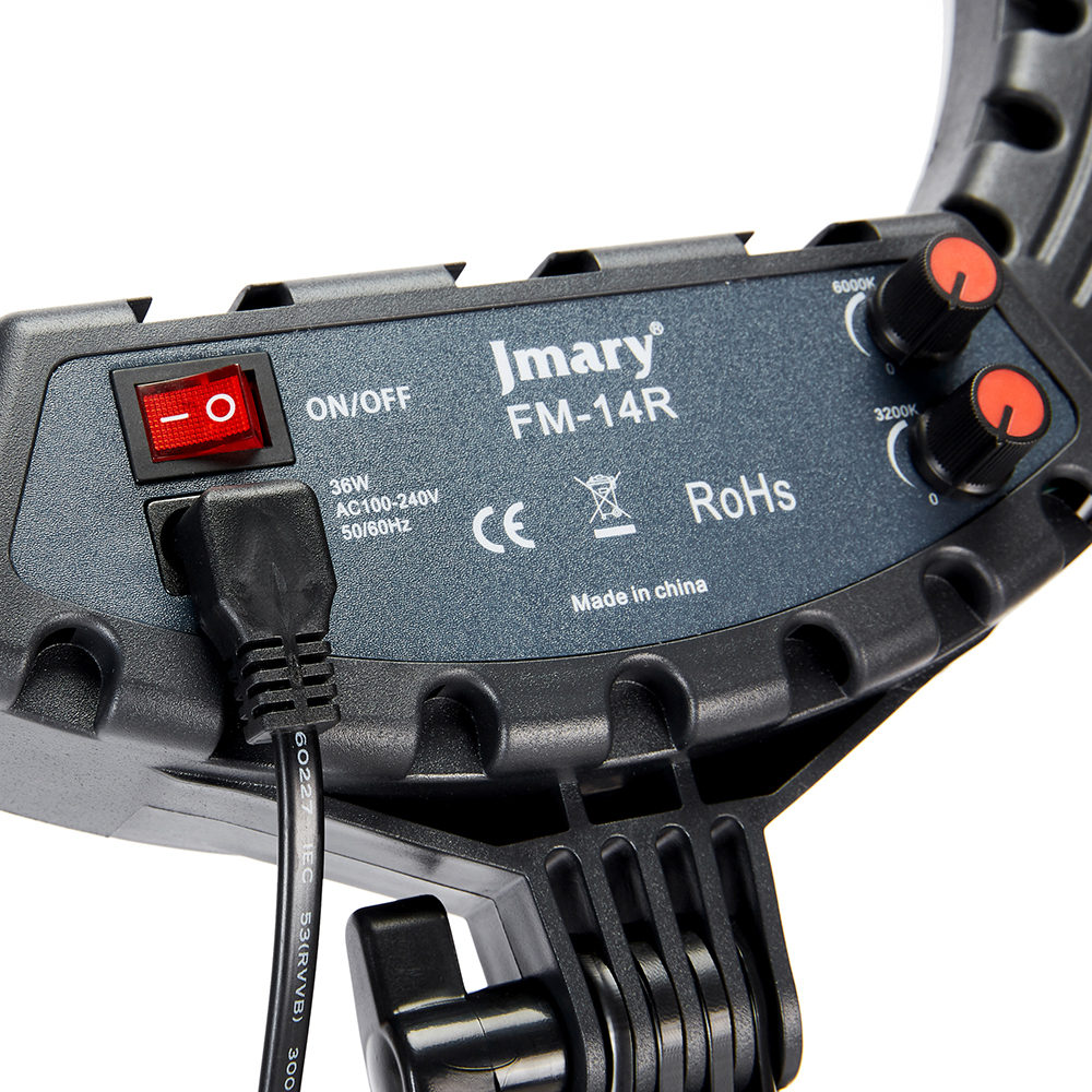 Jmary FM-14R Kumandalı 34cm Işıklı Telefon Tutucu Ring Light - 25