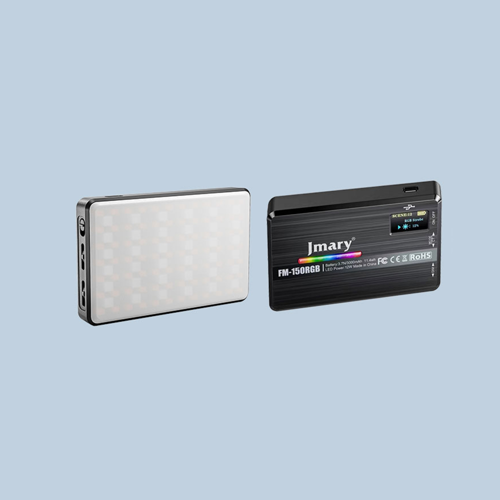 Jmary FM-150RGB RGB Led Telefon-Kamera Üstü Aydınlatma Işığı - 6