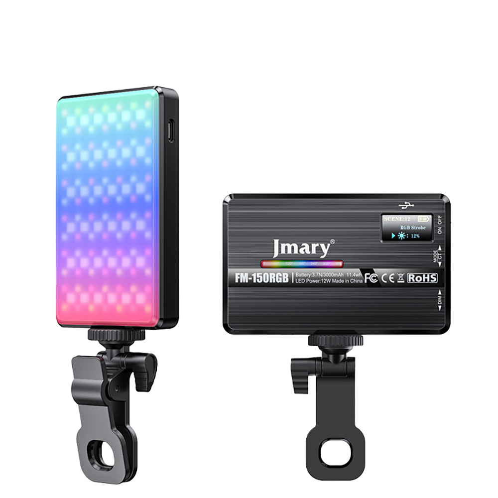 Jmary FM-150RGB RGB Led Telefon-Kamera Üstü Aydınlatma Işığı - 2