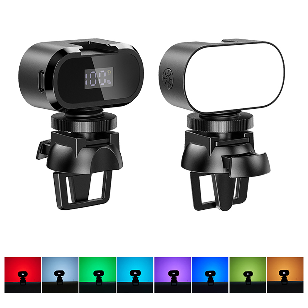 Jmary FM-16RGB Latch Digital LED Display Phone-Camera RGB Lamp 750mAh - 6