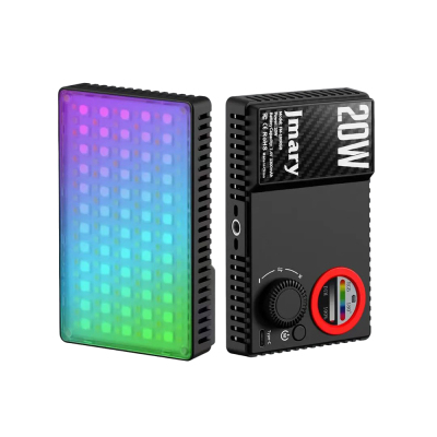 Jmary FM-180RGB RGB LED Phone/Camera Top Lighting 20W Black