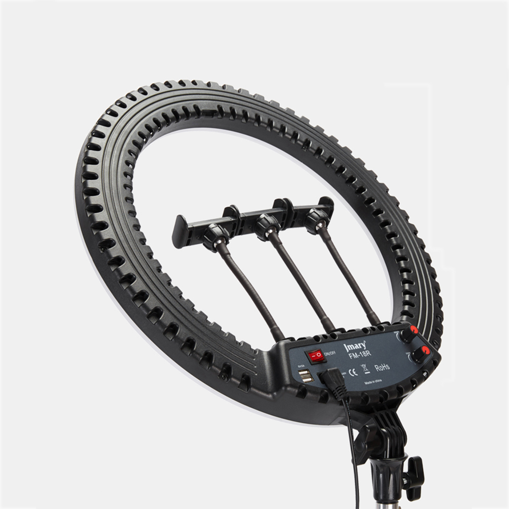 Jmary FM-18R Uzaktan Kumandalı 43cm Işıklı Telefon Tutucu Ring Light - 4