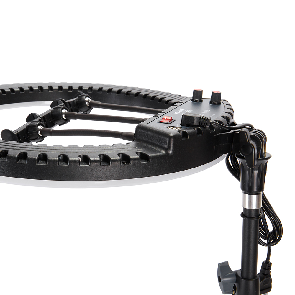 Jmary FM-18R Uzaktan Kumandalı 43cm Işıklı Telefon Tutucu Ring Light - 6