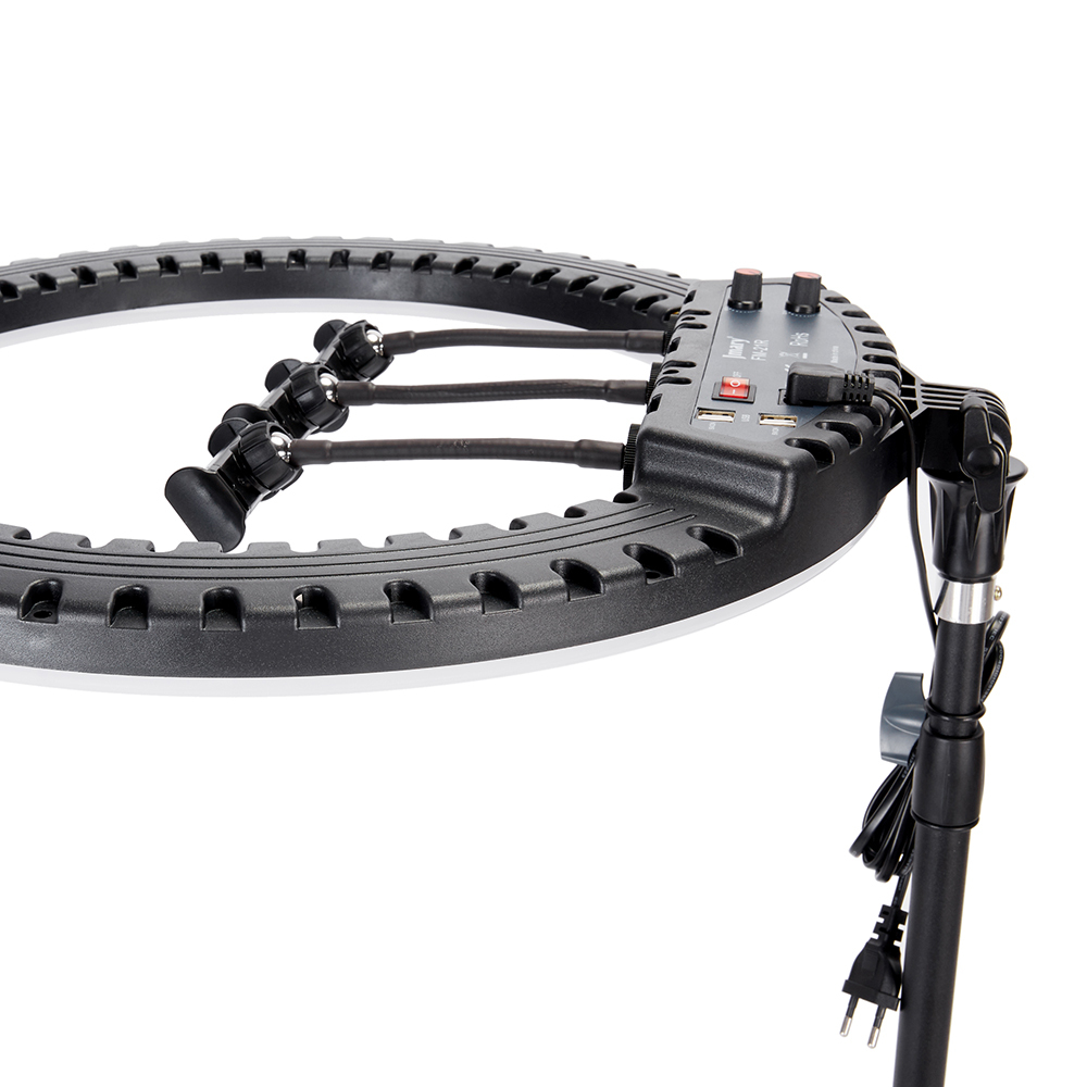 Jmary FM-21R Remote Control 52cm Lighted Phone Holder Ring Light - 4