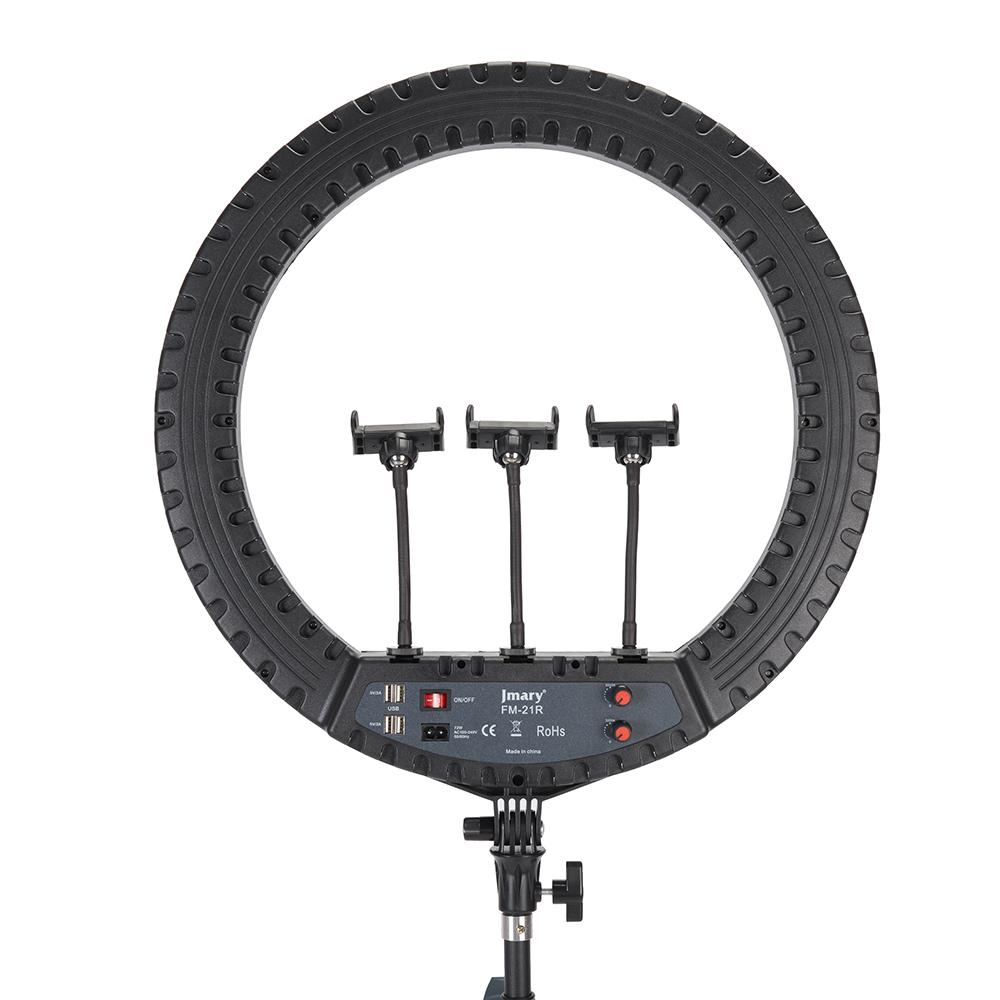 Jmary FM-21R Uzaktan Kumandalı 52cm Işıklı Telefon Tutucu Ring Light - 5