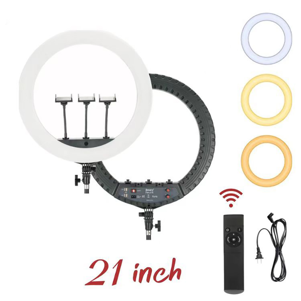 Jmary FM-21R Uzaktan Kumandalı 52cm Işıklı Telefon Tutucu Ring Light - 7