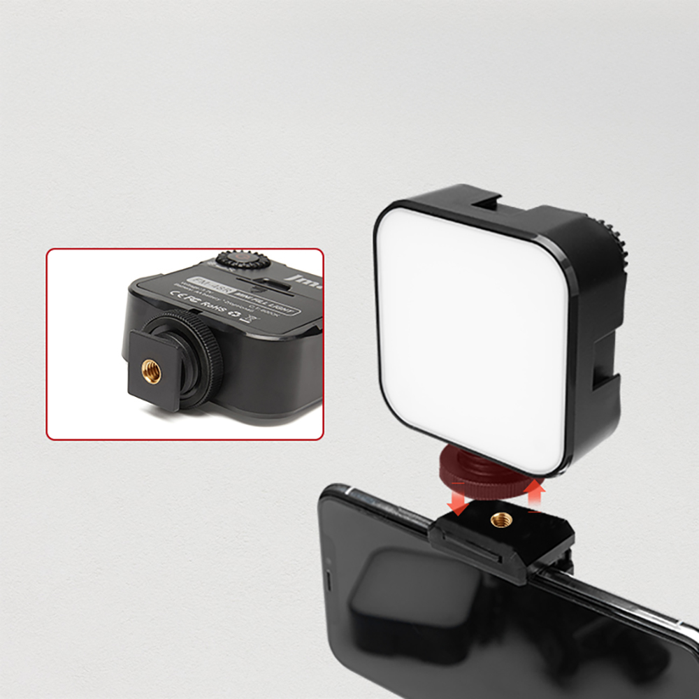 Jmary FM-48R Mini Fill Light Telefon-Kamera Üstü Pilli Aydınlatma Işığı - 5