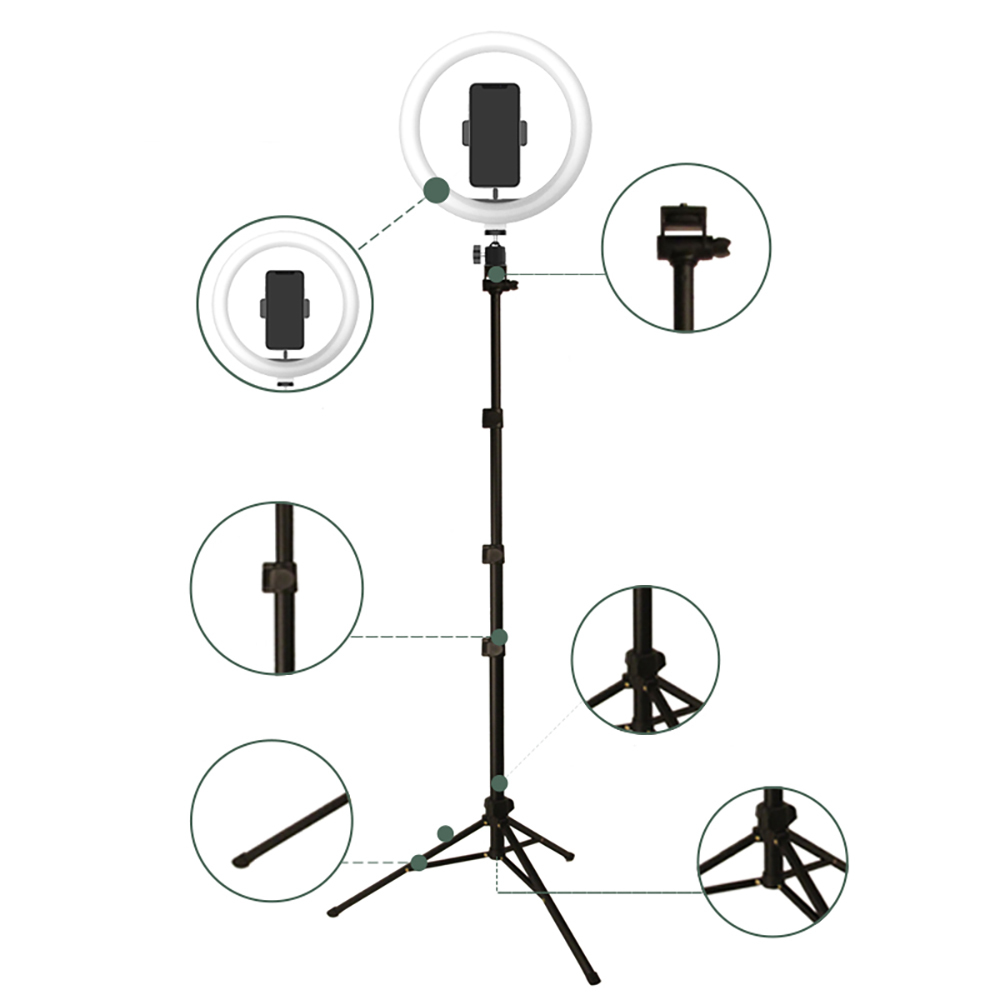Jmary FM-536A Bluetooth Remote Control Tripod Phone Holder Ring Light - 4