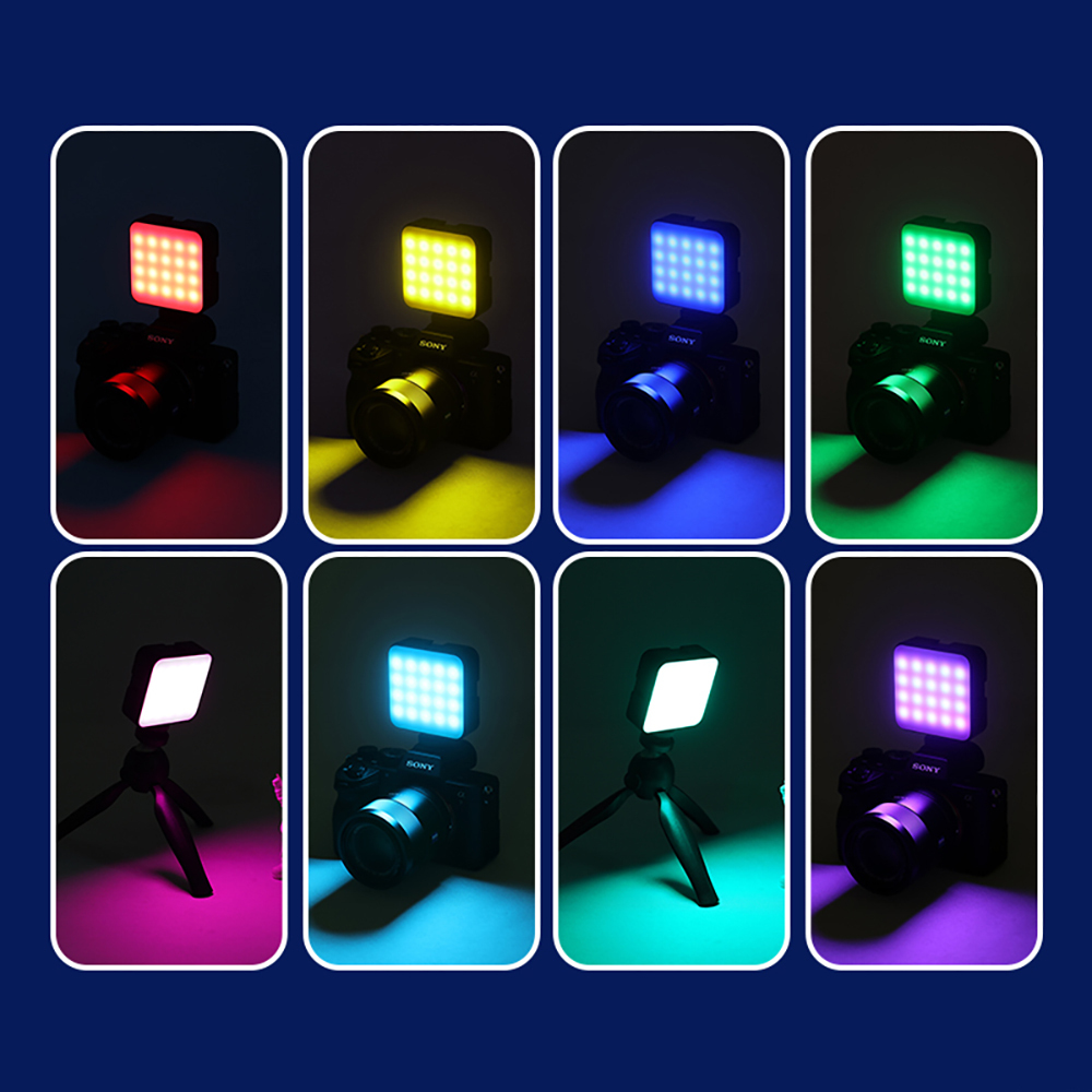 Jmary FM-69RGB RGB Led Telefon-Kamera Üstü Pilli Aydınlatma Işığı - 3
