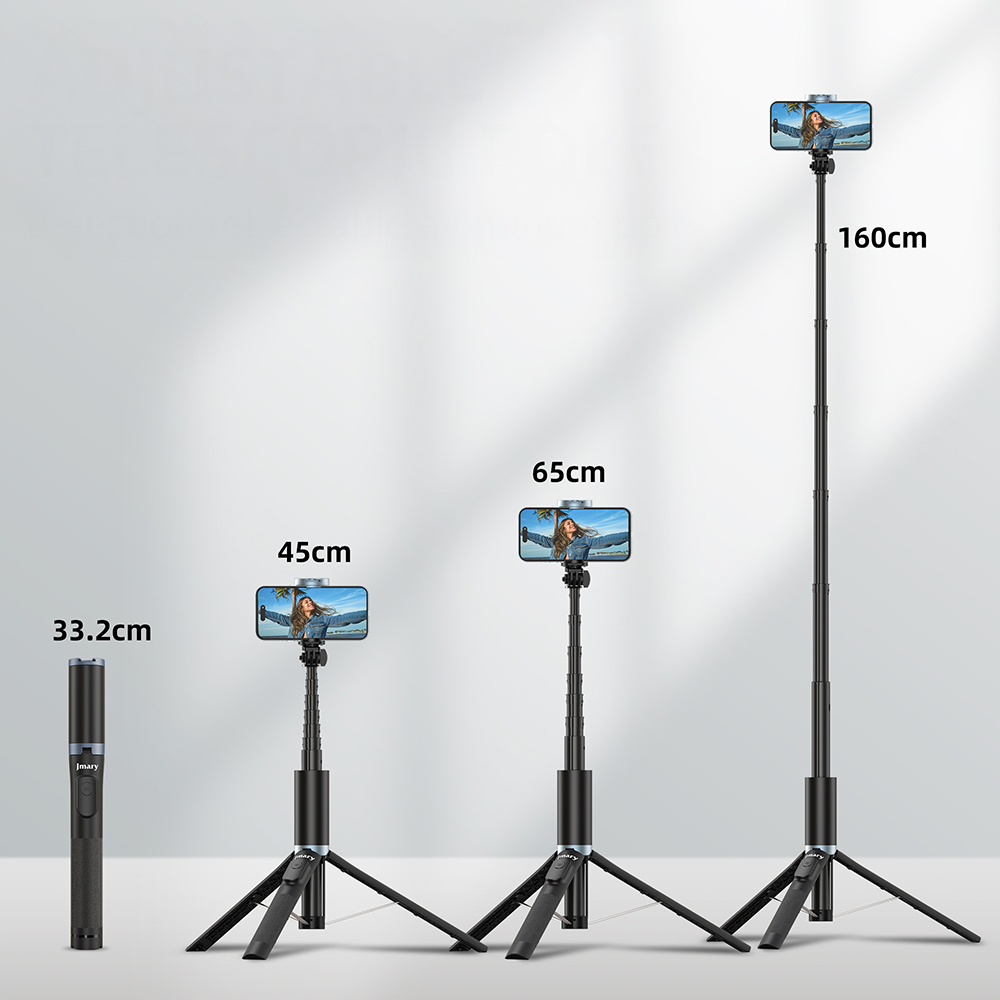 Jmary KT-259 360 Degree Rotating Wireless Control Tripod and Selfie Stick - 5