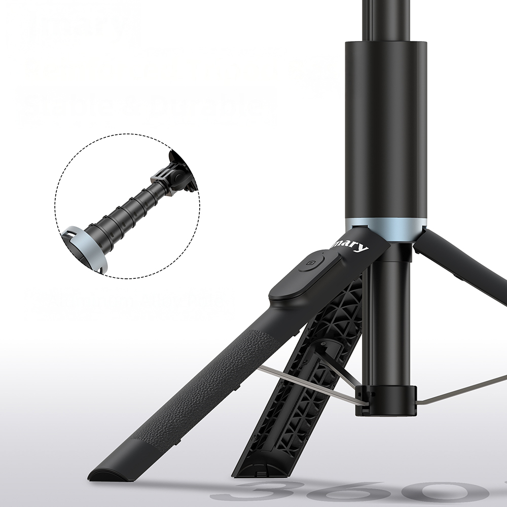 Jmary KT-259 360 Degree Rotating Wireless Control Tripod and Selfie Stick - 8