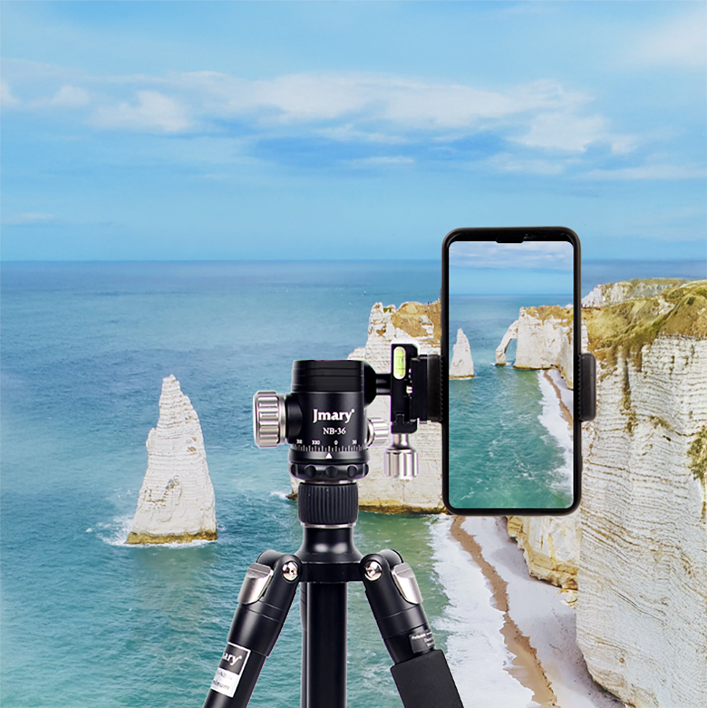 Jmary KT255+NB36 360 Derece Dönebilen Değiştirilebilir Başlıklı Tripod - 7