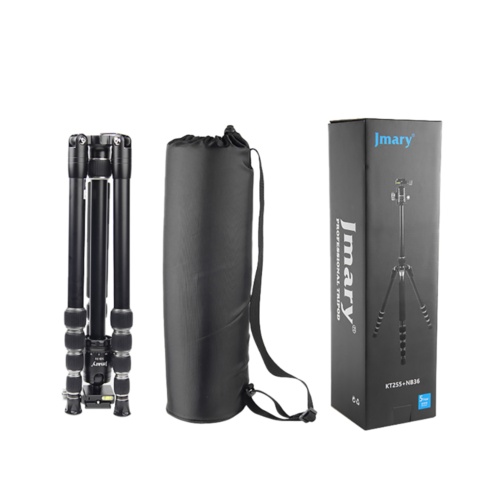 Jmary KT255+NB36 360 Derece Dönebilen Değiştirilebilir Başlıklı Tripod - 9