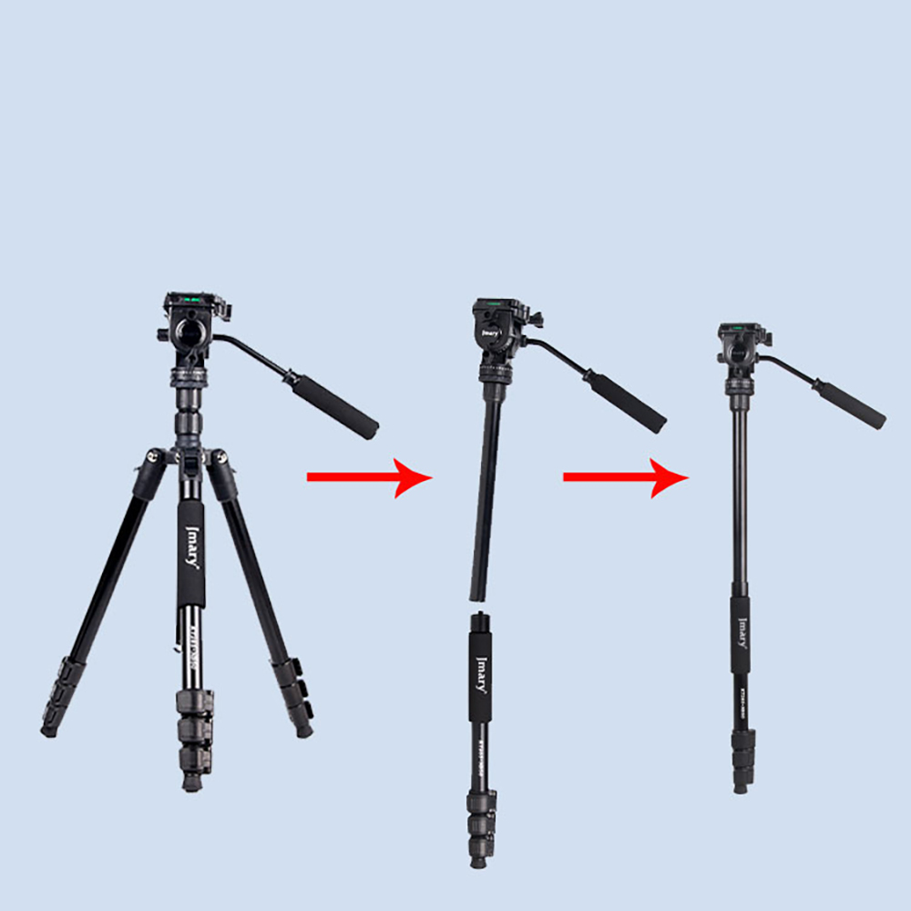 Jmary KT285+NB50 Adjustable Head Tripod - 4
