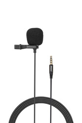 Jmary MC-R1 Live Broadcast Lapel Microphone Black