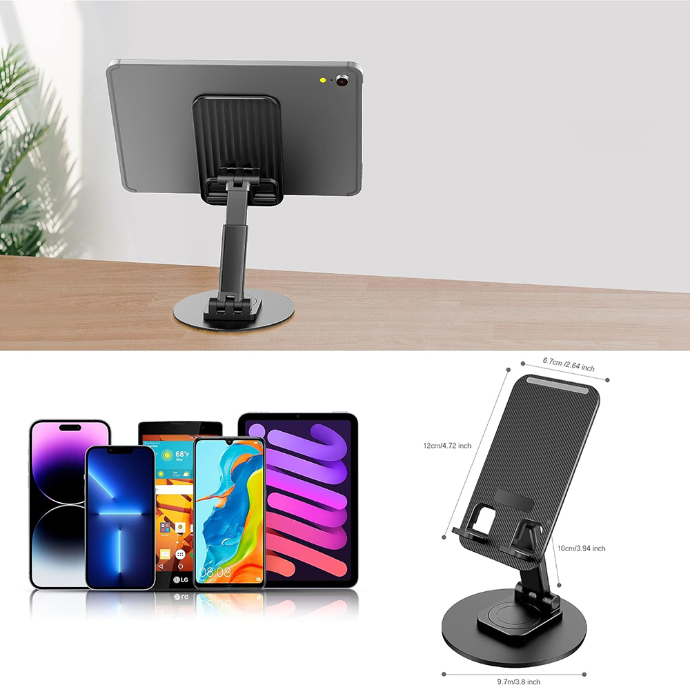 Jmary MK-59 Ayarlanabilir Katlanabilir 360 Derece Dönebilen Telefon ve Tablet Standı - 3