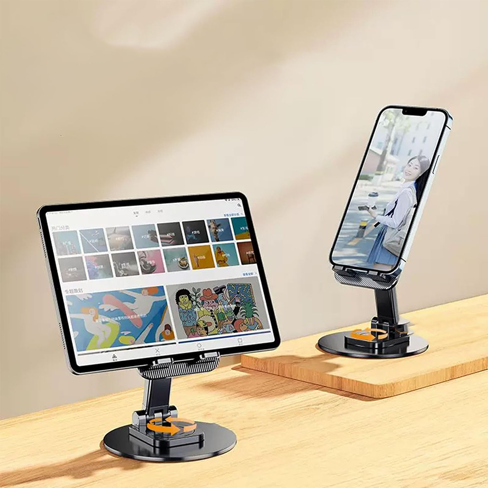 Jmary MK-59 Ayarlanabilir Katlanabilir 360 Derece Dönebilen Telefon ve Tablet Standı - 4