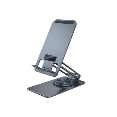 Jmary MK-60 Ayarlanabilir Katlanabilir 360 Derece Dönebilen Telefon ve Tablet Standı Gri