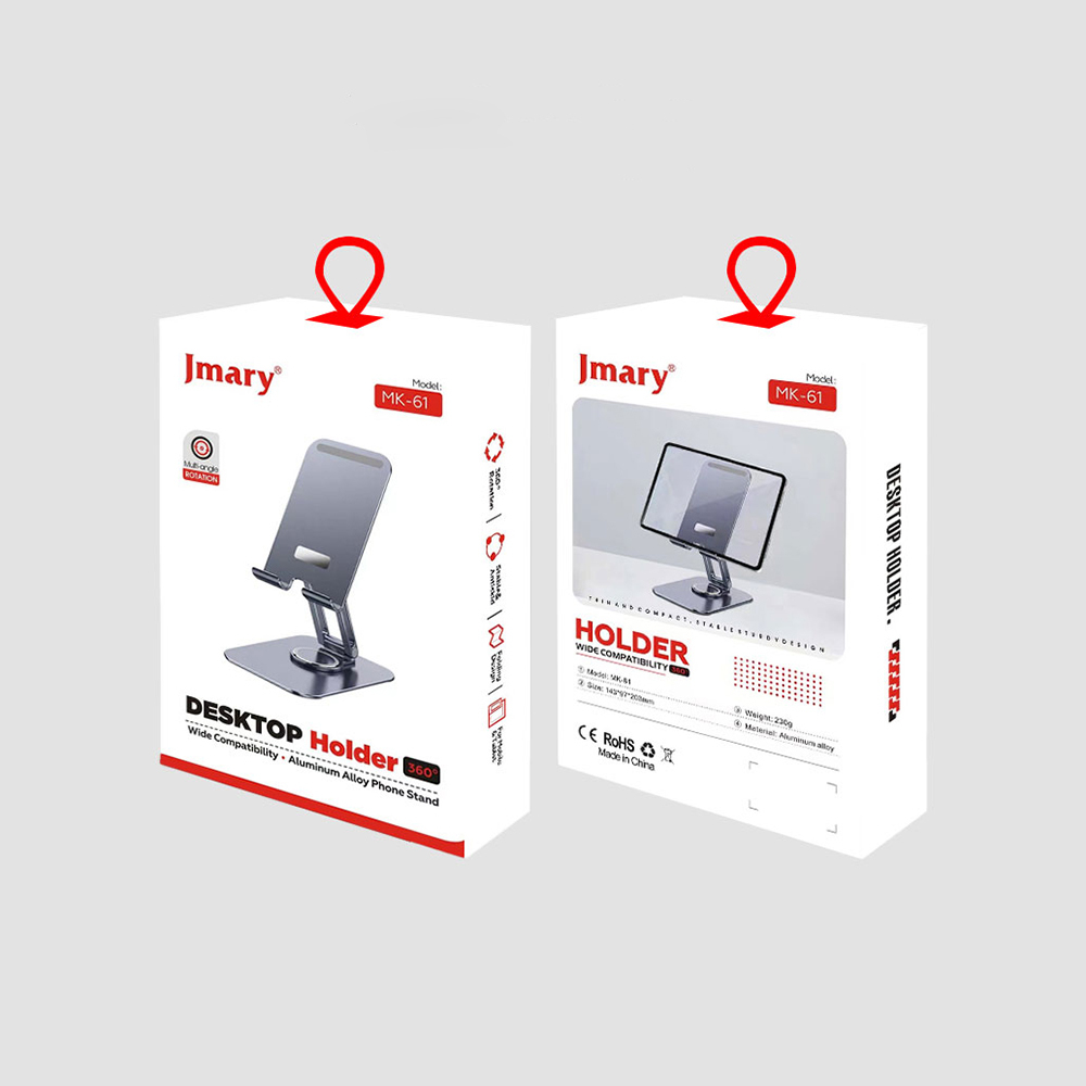 Jmary MK-61 Adjustable Foldable 360 ​​Degree Rotating Phone and Tablet Stand - 7