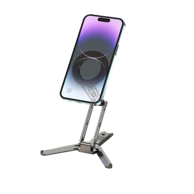 Jmary MS-96 Ayarlanabilir Katlanabilir 360 Derece Dönebilen Magnetik Telefon Standı Siyah