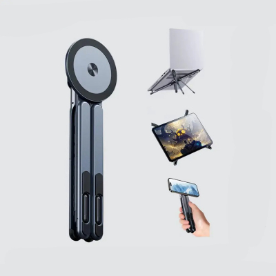 Jmary MS-99 Ayarlanabilir Çok Fonksiyonlu Magnetik Macbook Notebook Standı Siyah