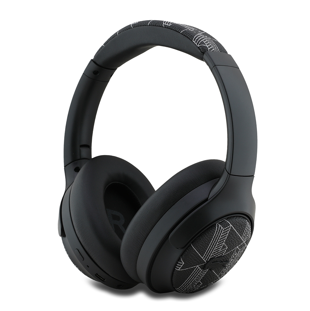 Lacoste Original Licensed LH01 ANC Foldable Carrying Bag Over-Ear Bluetooth Headphones v5.4 - 2