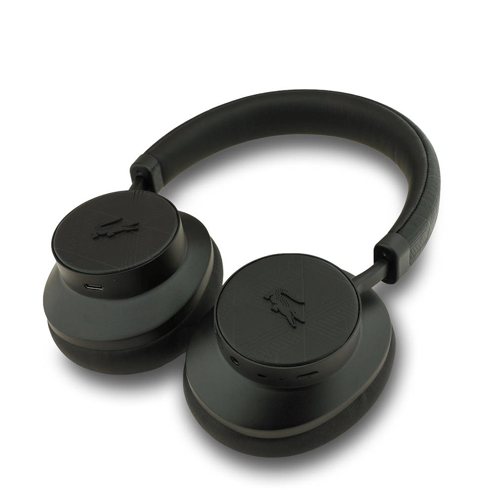 Lacoste Original Licensed LH02 ANC Adjustable Carrying Bag Over-Ear Bluetooth Headphones v5.4 - 6
