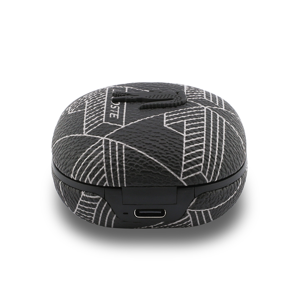 Lacoste Orjinal Lisanslı ANC/ENC Monogram Desenli TWS Kulak İçi Bluetooth Kulaklık v5.4 - 4