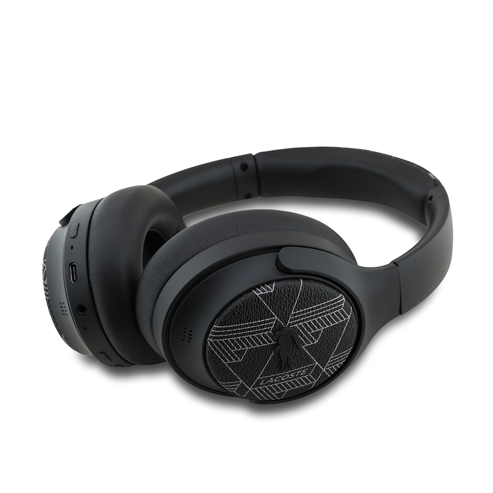 Lacoste Orjinal Lisanslı LH01 ANC Taşıma Çantalı Katlanabilir Kulak Üstü Bluetooth Kulaklık v5.4 - 5