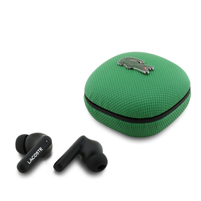 Lacoste Orjinal Lisanslı Logolu ANC Özellikli TWS Kulak İçi Bluetooth Kulaklık Yeşil