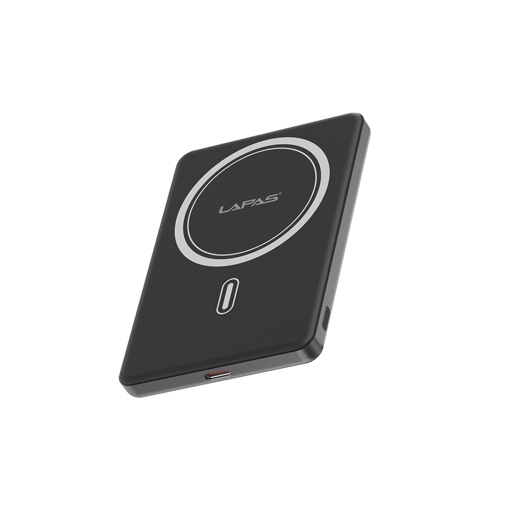 Lapas LP-PW003 Ultra İnce Hızlı Şarj Özellikli Wireless Powerbank 5000mAh 15W - 7