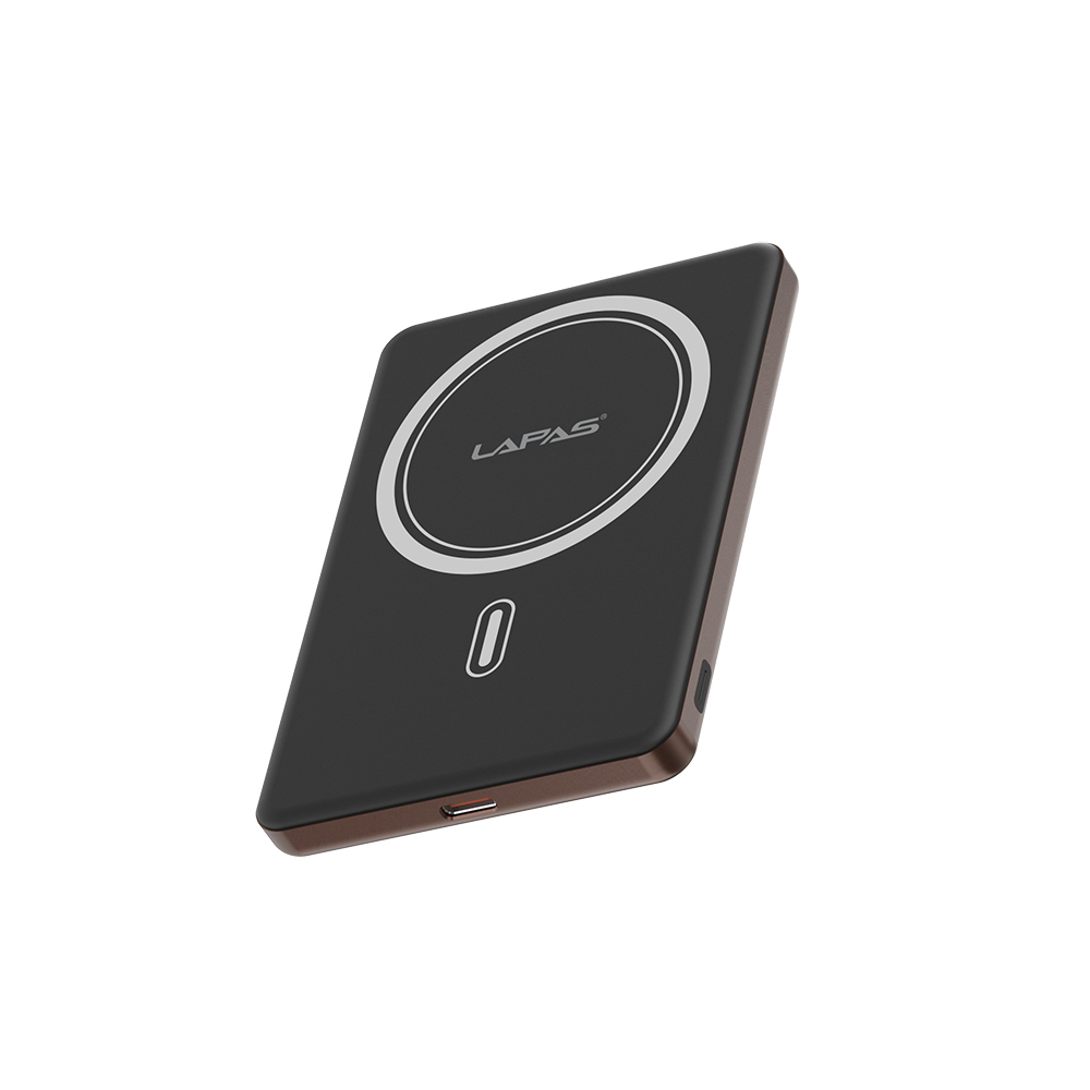 Lapas LP-PW003 Ultra İnce Hızlı Şarj Özellikli Wireless Powerbank 5000mAh 15W - 6
