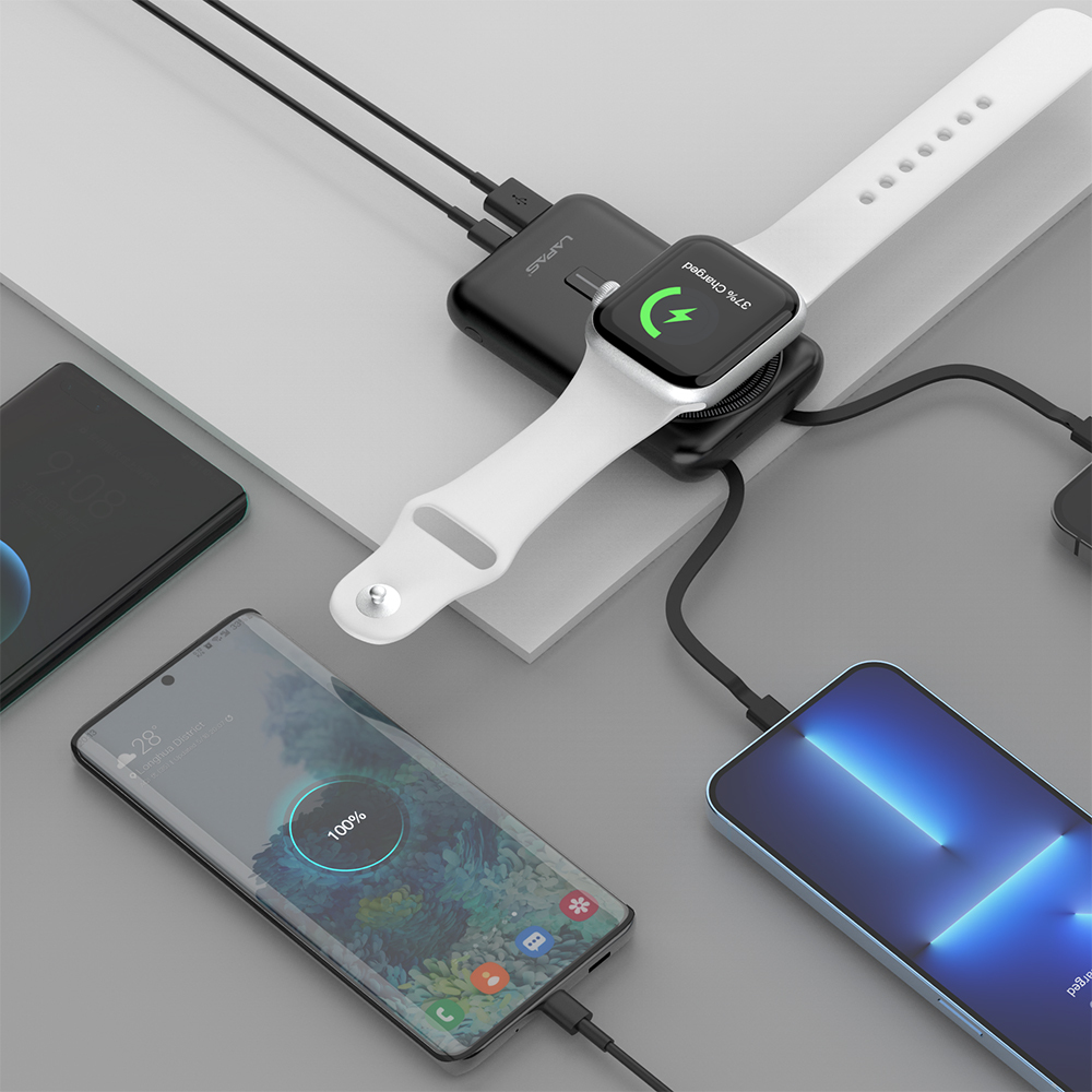 Lapas LP-PW004 Akıllı Saat Kablosuz Şarj Özellikli Wireless Powerbank 10000mAh 15W - 13