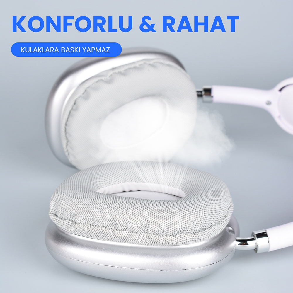 Lapas P10 Hi-Fi Ses Kalitesi Ayarlanabilir ve Katlanabilir Kulak Üstü Bluetooth Kulaklık - 11