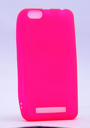 Lenovo A2020 Kılıf Zore Premier Silikon Kapak Pembe
