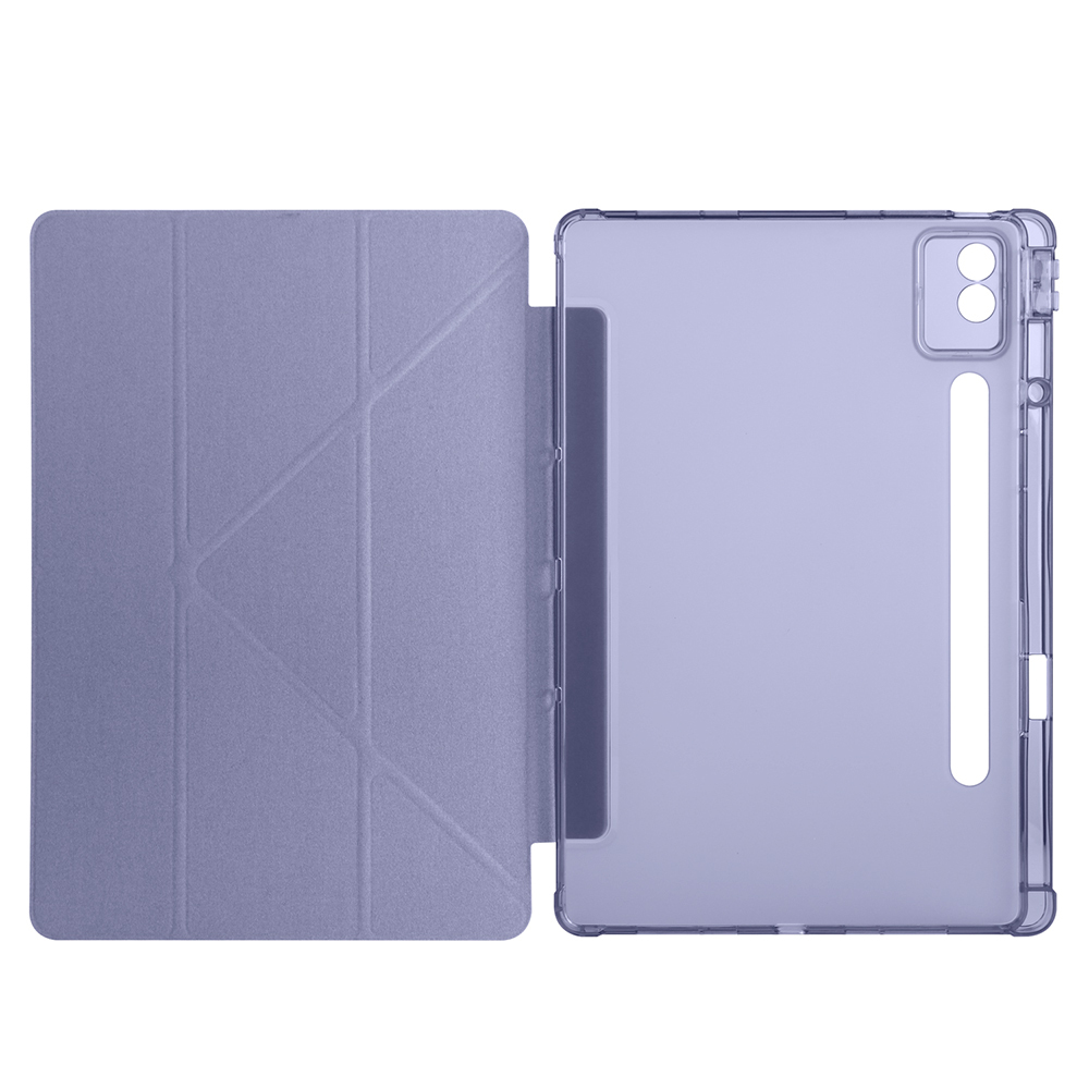 Lenovo Idea Tab Pro 12.7 TB-373FU Kılıf Zore Tri Folding Kalem Bölmeli Standlı Kılıf - 21