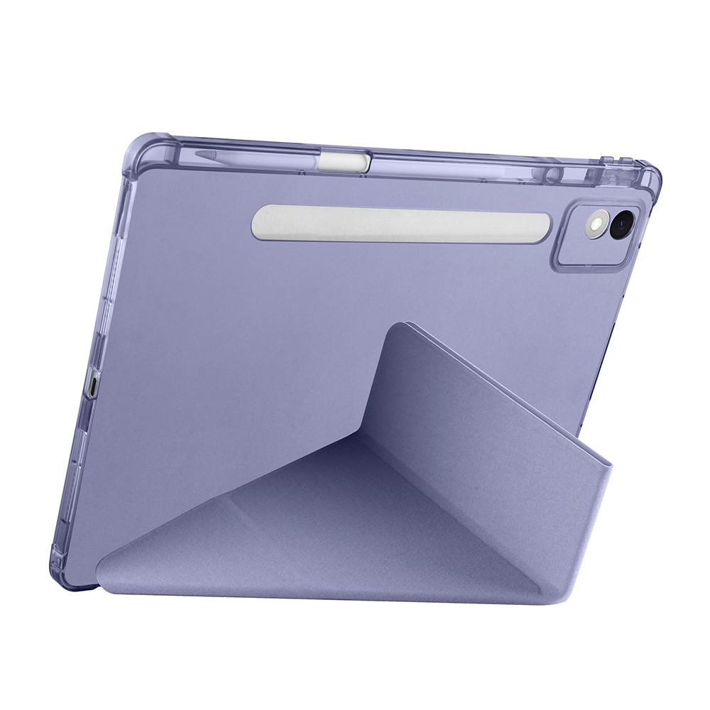 Lenovo Idea Tab Pro 12.7 TB-373FU Kılıf Zore Tri Folding Kalem Bölmeli Standlı Kılıf - 34