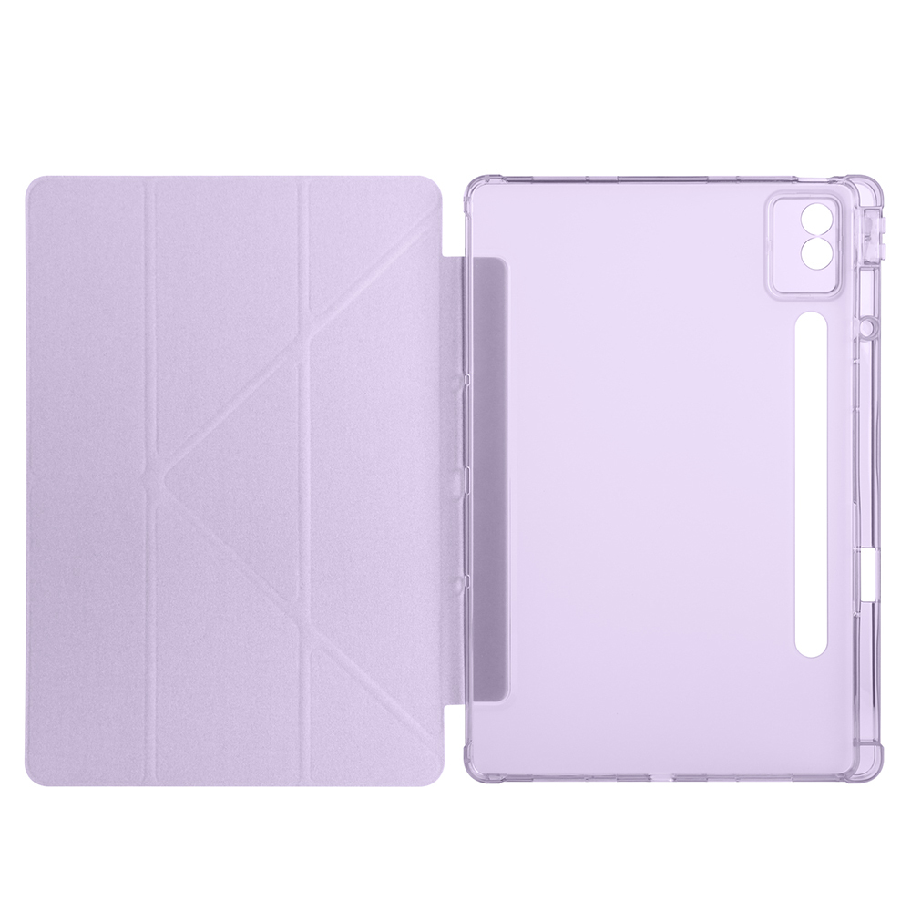 Lenovo Idea Tab Pro 12.7 TB-373FU Kılıf Zore Tri Folding Kalem Bölmeli Standlı Kılıf - 20
