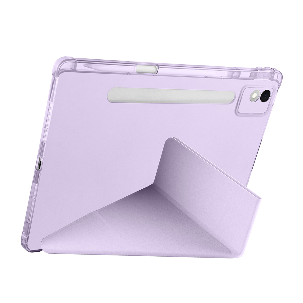 Lenovo Idea Tab Pro 12.7 TB-373FU Kılıf Zore Tri Folding Kalem Bölmeli Standlı Kılıf - 33