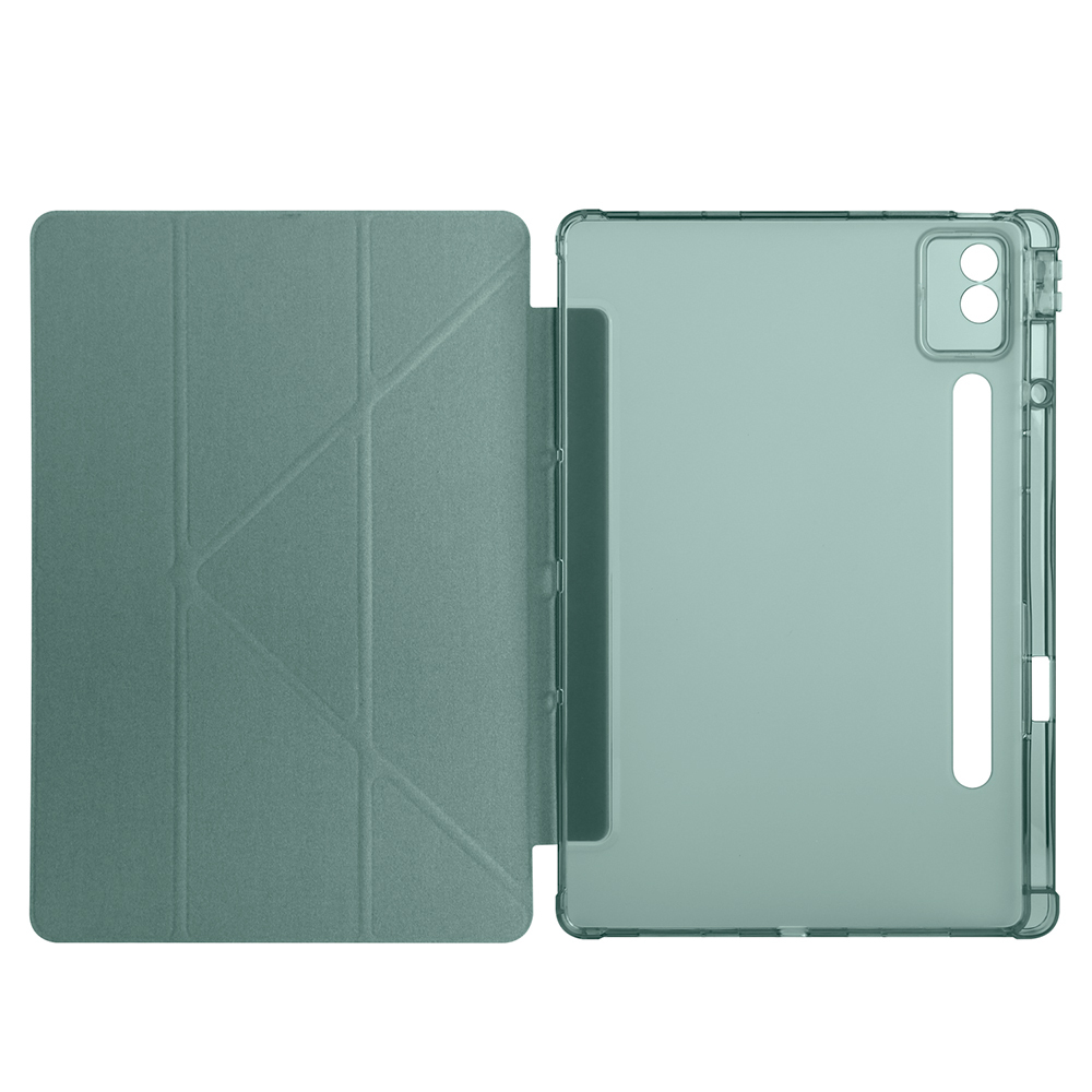 Lenovo Idea Tab Pro 12.7 TB-373FU Kılıf Zore Tri Folding Kalem Bölmeli Standlı Kılıf - 19