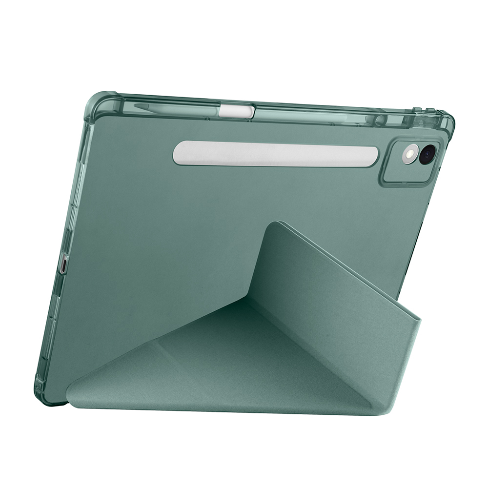 Lenovo Idea Tab Pro 12.7 TB-373FU Kılıf Zore Tri Folding Kalem Bölmeli Standlı Kılıf - 30