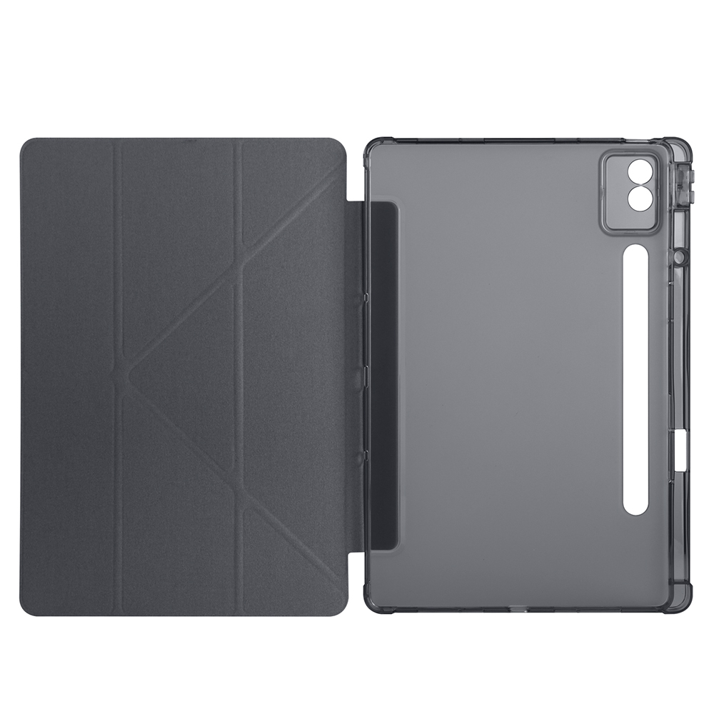 Lenovo Idea Tab Pro 12.7 TB-373FU Kılıf Zore Tri Folding Kalem Bölmeli Standlı Kılıf - 18