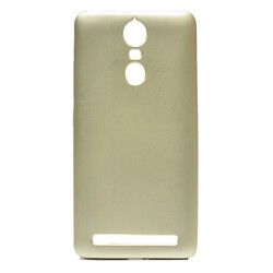 Lenovo K5 Note Case Zore Premier Silicon Cover Gold