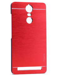 Lenovo K5 Note Kılıf Zore New Motomo Kapak Kırmızı