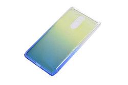 Lenovo K6 Note Case Zore Renkli Transparan Cover Blue