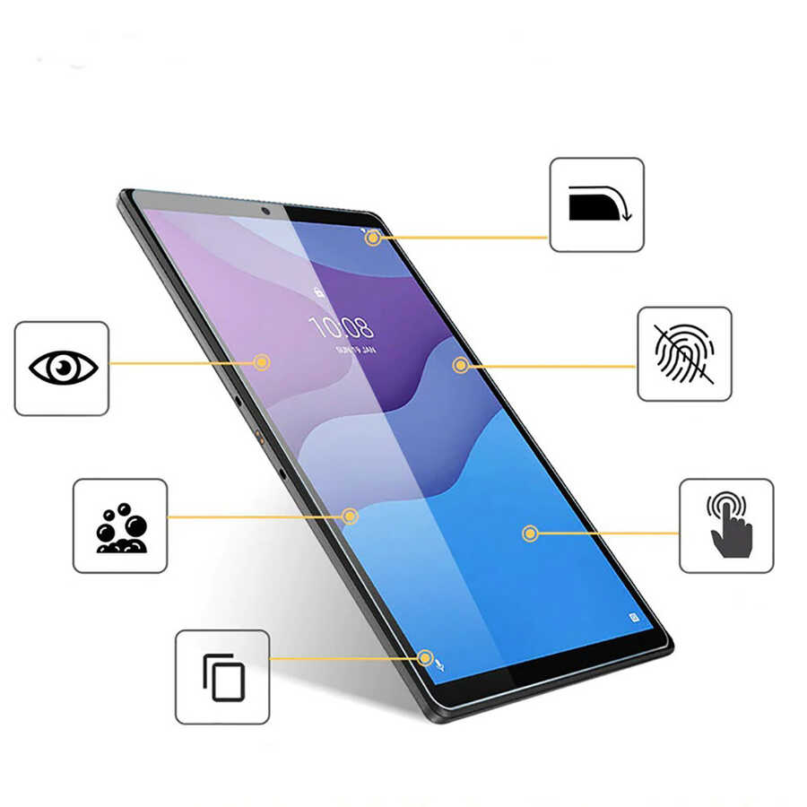Lenovo M10 TB-X306F Gen.2 Zore Tablet Tempered Glass Screen Protector - 4