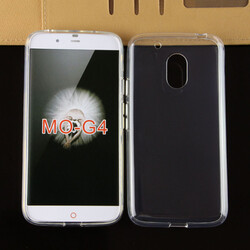 Lenovo Moto G4 Case Zore Süper Silikon Cover Colorless