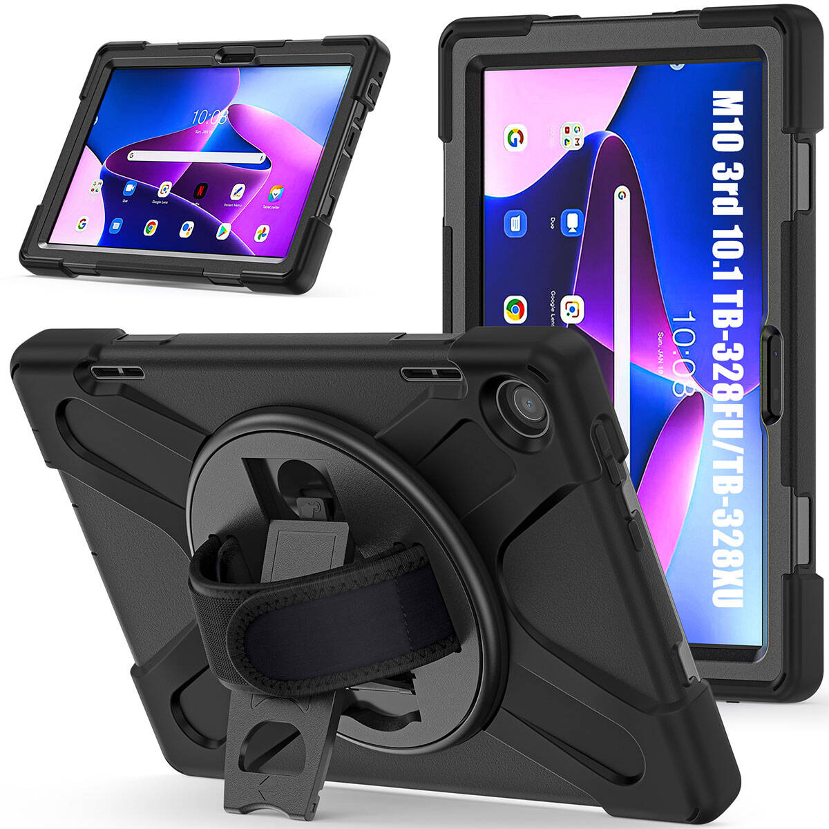 Lenovo Tab M10 HD (2nd Generation) 2022 Zore Defender Tablet Silicone - 8